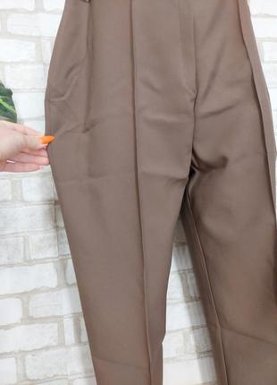 Новые с биркой штаны/брюки с легкой ткани в нежно кофейном цвете, размер хл-2хл9 фото