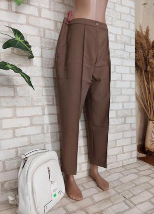 Новые с биркой штаны/брюки с легкой ткани в нежно кофейном цвете, размер хл-2хл3 фото