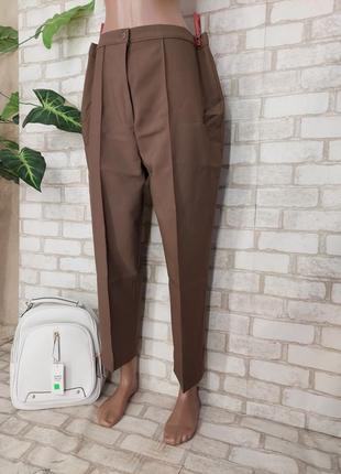 Новые с биркой штаны/брюки с легкой ткани в нежно кофейном цвете, размер хл-2хл4 фото