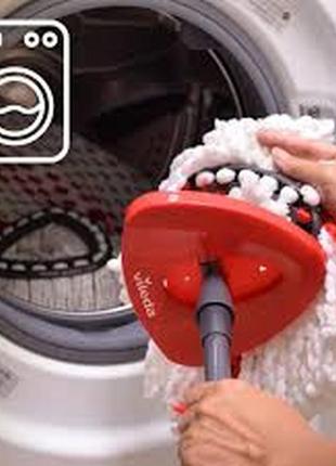 Насадка для швабры vileda easy wring & clean turbo 2in1 картрид сменная насадка к...
