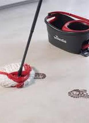 Насадка для швабры vileda easy wring & clean turbo 2in1 картрид сменная насадка к...