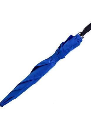 Зонтик-трость женская полуавтомат fare fare1182-5 синяя4 фото