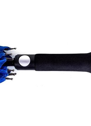 Зонтик-трость женская полуавтомат fare fare1182-5 синяя5 фото
