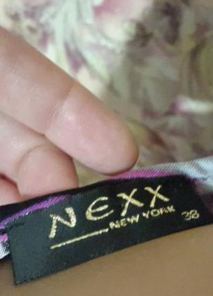 Серое платье nexx с фиолетовым топом на подтяжках7 фото