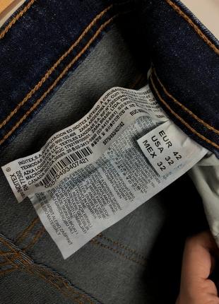 Джинсы скинни zara man с потертостями и каплями краски рваные узкие хлопковые pained jeans8 фото