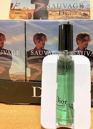 Мини-парфюм мужской dior sauvage 20 ml, диор сава