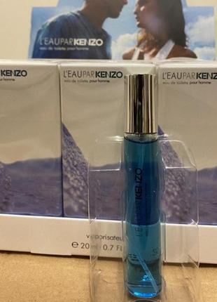 Мініпарфуми жіночі kenzo l'eau kenzo pour homme 20 ml, ле пар кензо пур хом