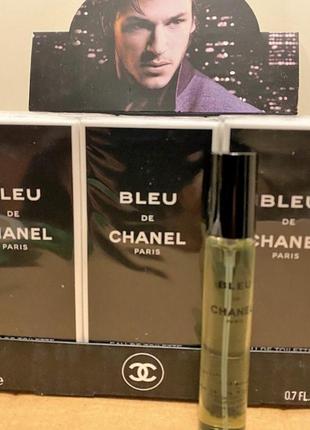 Мініпарфуми чоловічі chanel bleu de chanel 20 ml, шанель блю де шанель