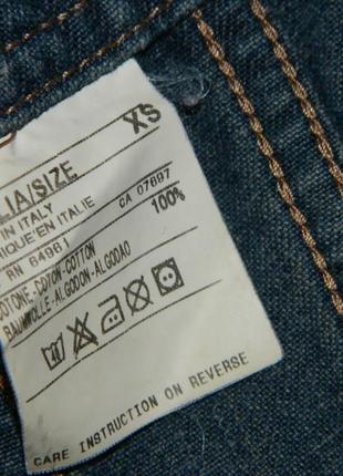 Р. 42-44 куртка джинсовая женская синяя sisley10 фото