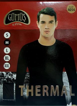 Комплект термобелья мужской gumus termal черный1 фото