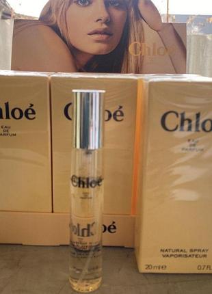 Мини-парфюм женский chloe eau de parfum 20 ml, хлоэ парфюм