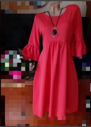 Платьице цвет коралл