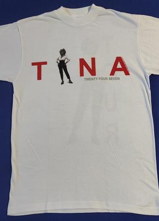 Редкая винтажная футболка 90-х с тина тернер tina turner