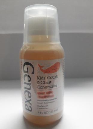 Биологические активные вещества genexa kid's cough & chest congestion.2 фото