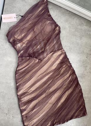 Шикарное платье с органзой missguided7 фото