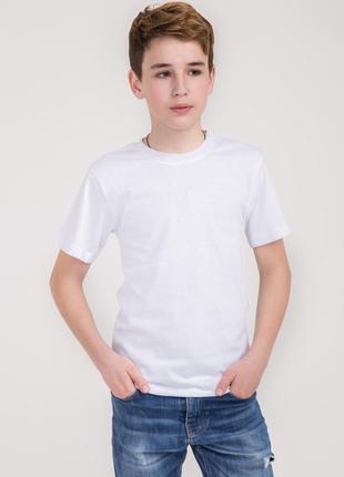 Детская футболка мальчику девочке белая на физкультуру