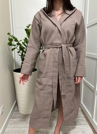 6 кольорів вафельний халат