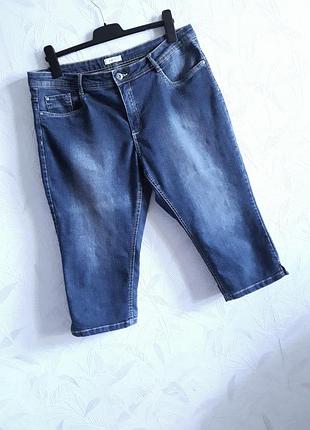 Стрейчевые бриджи, 50?-52-54?, тонкий котон, yessica by c&a