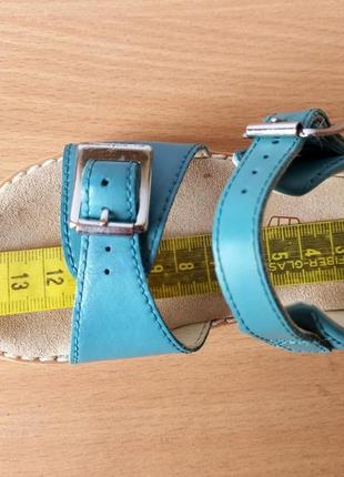 Суперовые кожаные босоножки сандалии clarks 22,5 р. стелька 14,3 см6 фото