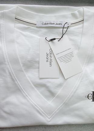 Футболка calvin klein s, m черная, белая.1 фото