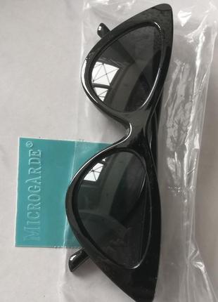 Черные солнцезащитные очки очки очки cat eye черновые очки9 фото