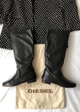 Сапоги diesel. 38-39(25). кожа