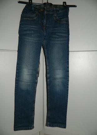 8-9 років джинси на дівчинку сині дитячі утеплені pepperts