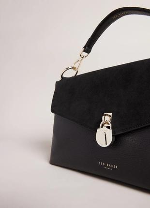 Cумка ted baker marieaa suede padlock shoulder bag4 фото