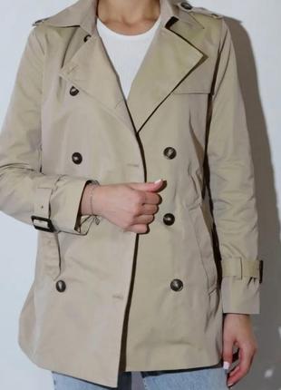 Укоротчений жіночій тренч barbour