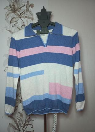Хлопковый свитер от laura kent