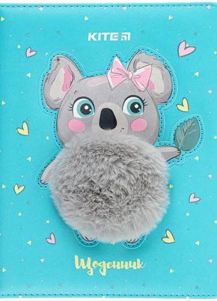 Дневник школьный твердая обложка pu kite pretty koala k22-264-81 фото