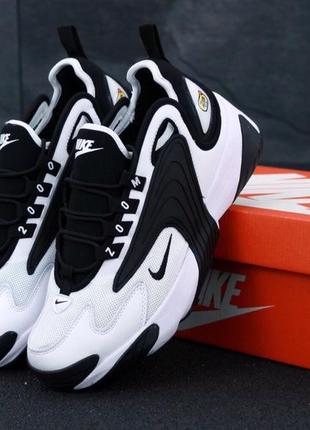 Мужские кроссовки nike air zoom 2k black white 41-42-43-44-45