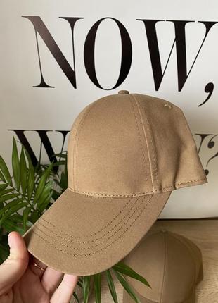 Мужская кепка бейсболка беж
