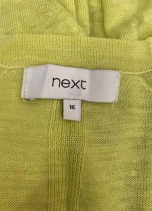 Легкий кардиган зі льном next 52 р 5