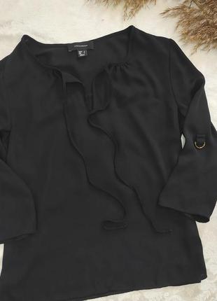 Шифоновая черная блуза от atmosphere1 фото