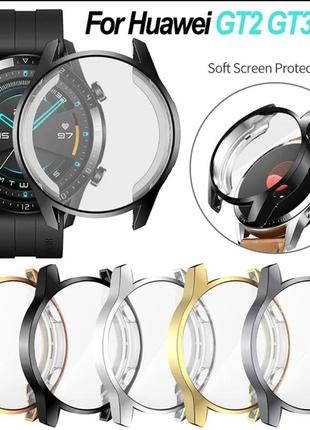 Защитный чехол для часов huawei watch 46,42,40мм, стекло gt 2 42mm5 фото