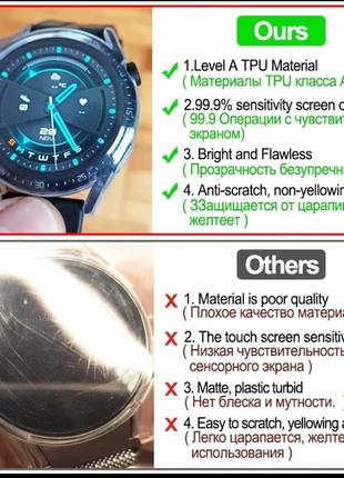 Защитный чехол для часов huawei watch 46,42,40мм, стекло gt 2 42mm2 фото
