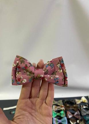 Бабочка,  галстук - бабочка  ручной работы с цветами