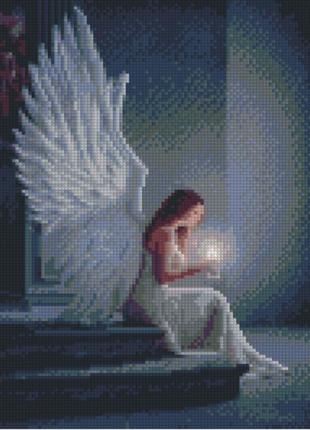 Алмазна мозаїка дівчина-ангел розміром 30х40 см (hx470) melmil