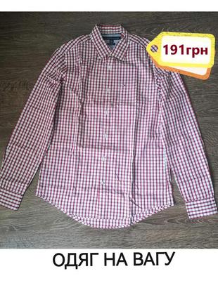 Tommy hilfiger сорочка в клітинку - s1 фото