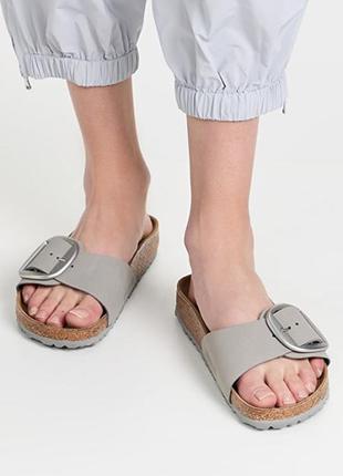 Ортопедические шлепанцы сланцы birkenstock big buckle madrid / разм.40 оригинал2 фото