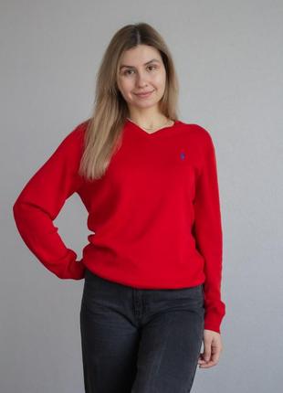 Джемпер ralph lauren светр, кофта червоний2 фото