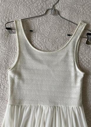 Белое летнее платье 3
