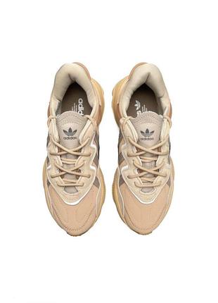 Мужские кроссовки adidas originals ozweego beige#адидас8 фото