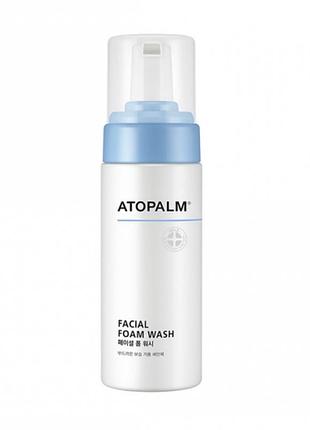 Мягкая пенка для умывания на основе mle atopalm facial foam wash 150ml