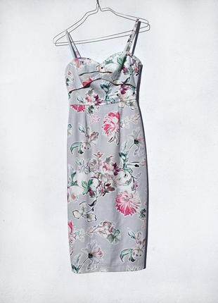 Котоновое платье в цветочный принт asos4 фото