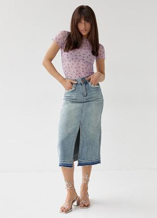 Джинсова спідниця