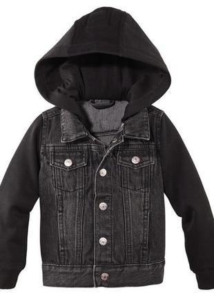 Джинсова куртка на хлопчика 8-9, 10-11 років1 фото