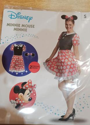 Карнавальный костюм minnie mouse disney  женское платье мышки минни маус4 фото