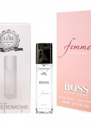 Парфюмированная вода pheromme formula hugo boss boss femme женский 40 мл